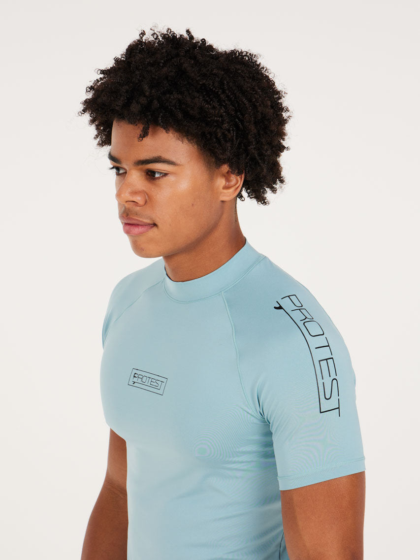 PROTEST PRTENFORD rashguard short | Tourmaline Blue