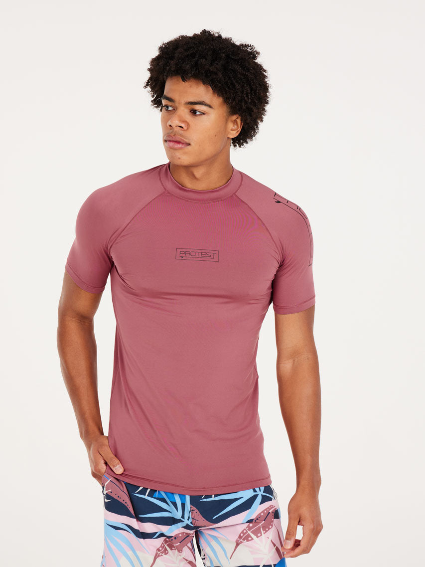 PROTEST PRTENFORD rashguard short | Deco Pink