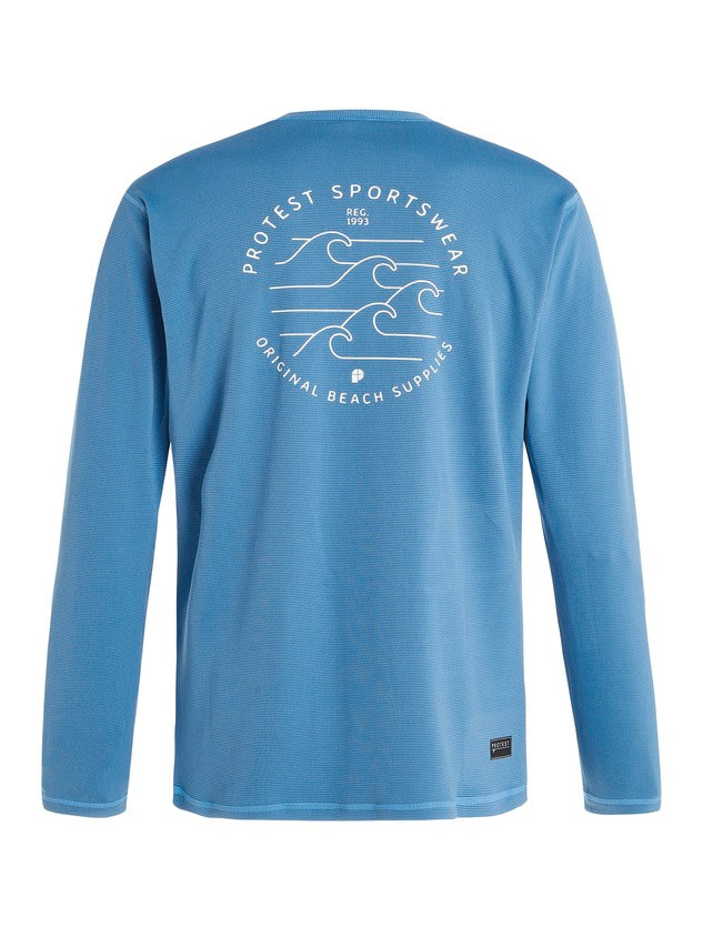 PROTEST PRTLOOMA rashguard long s | River Blue