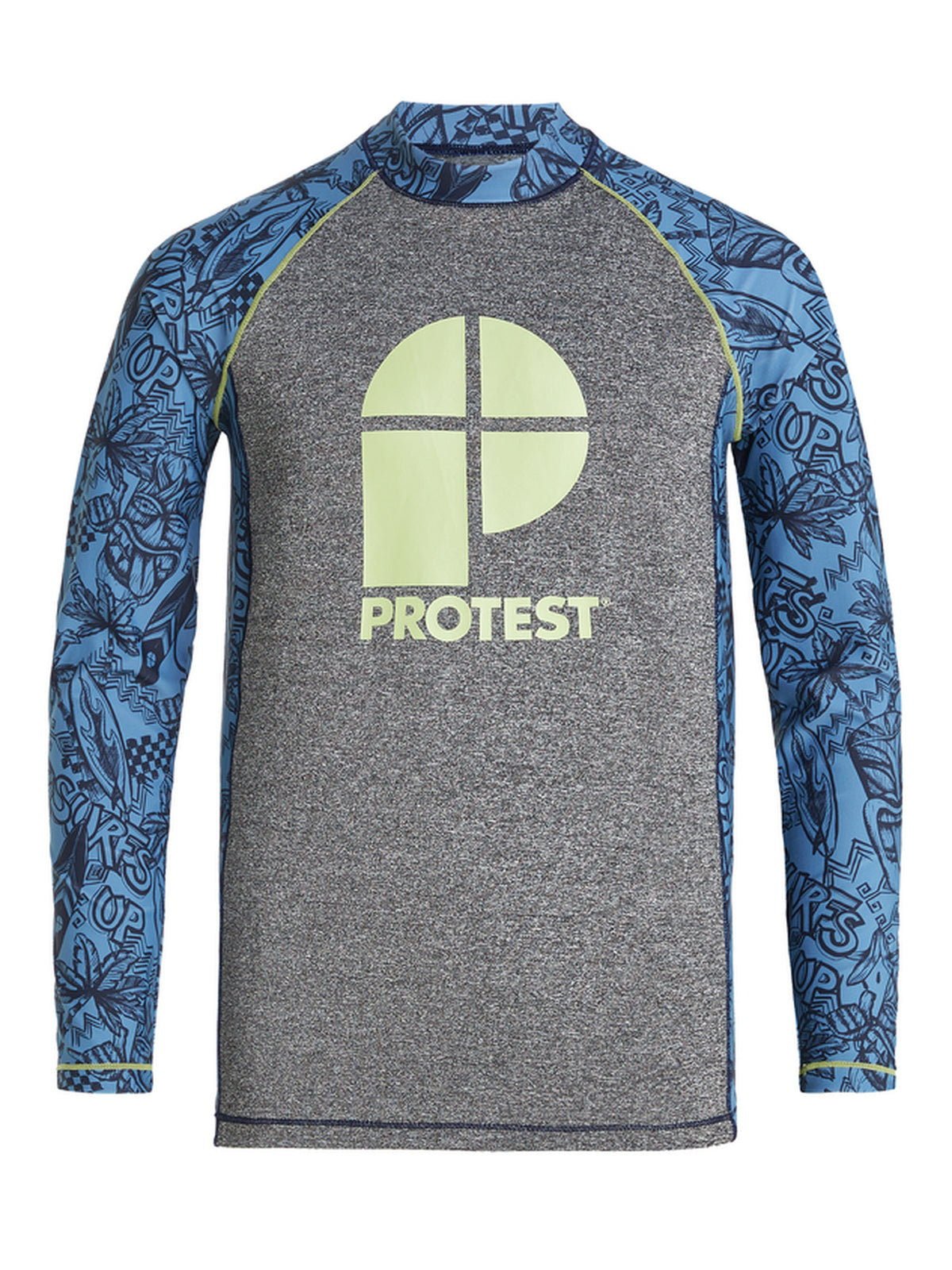 PROTEST PRTADMIT JR rashguard lon | River Blue
