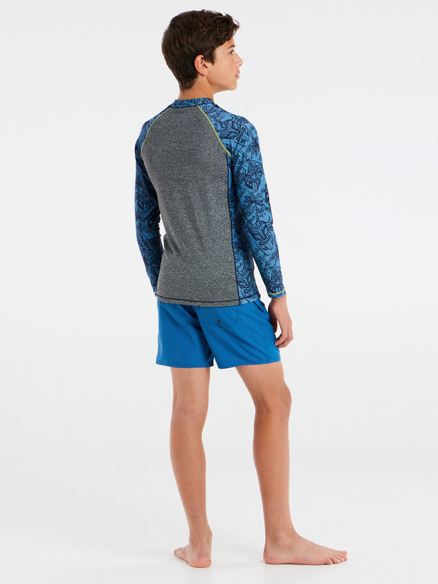 PROTEST PRTADMIT JR rashguard lon | River Blue