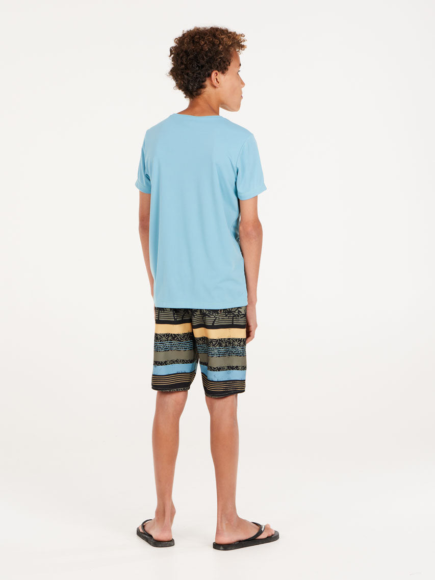 PROTEST PRTISLAND JR rashguard sh | Tourmaline Blue