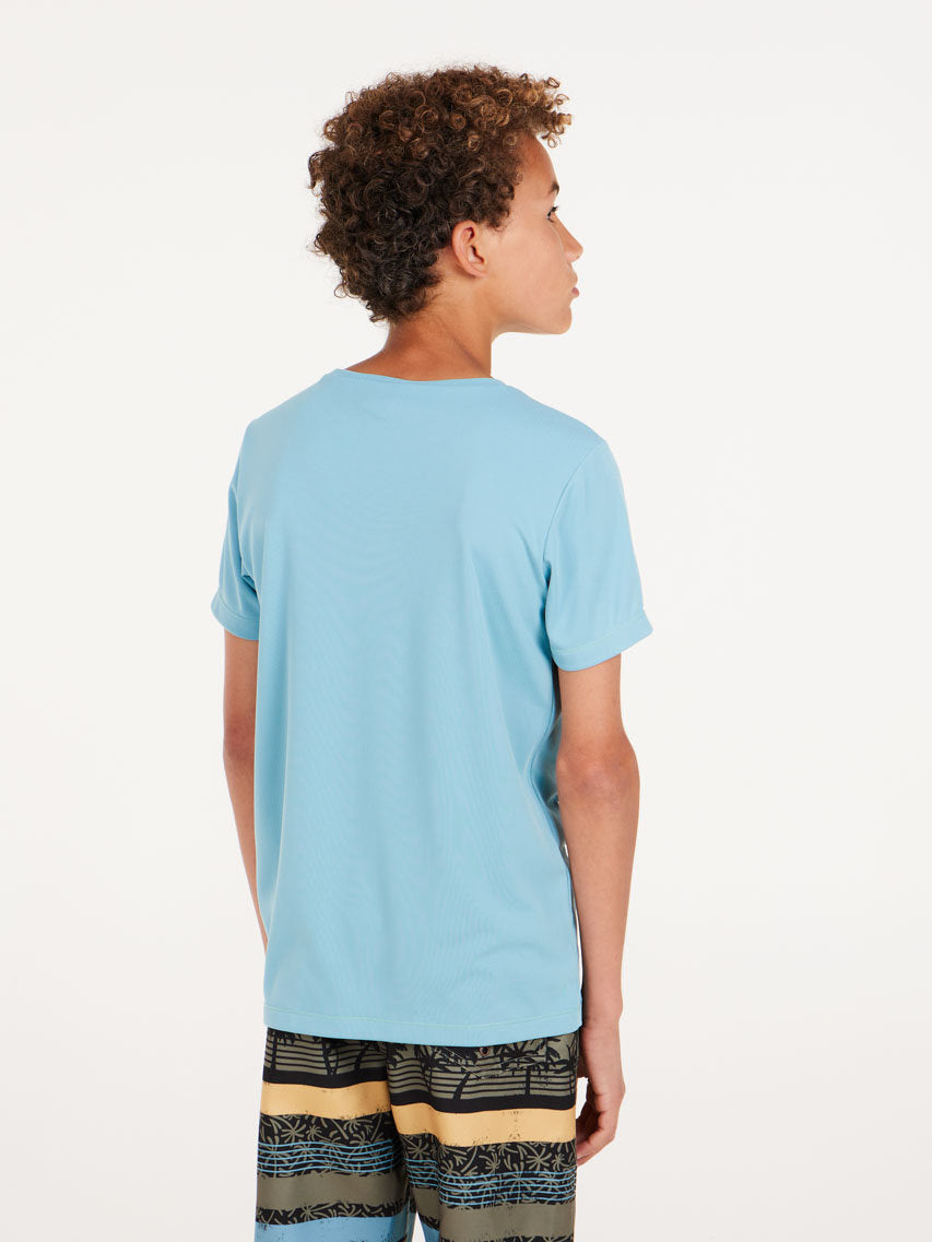 PROTEST PRTISLAND JR rashguard sh | Tourmaline Blue