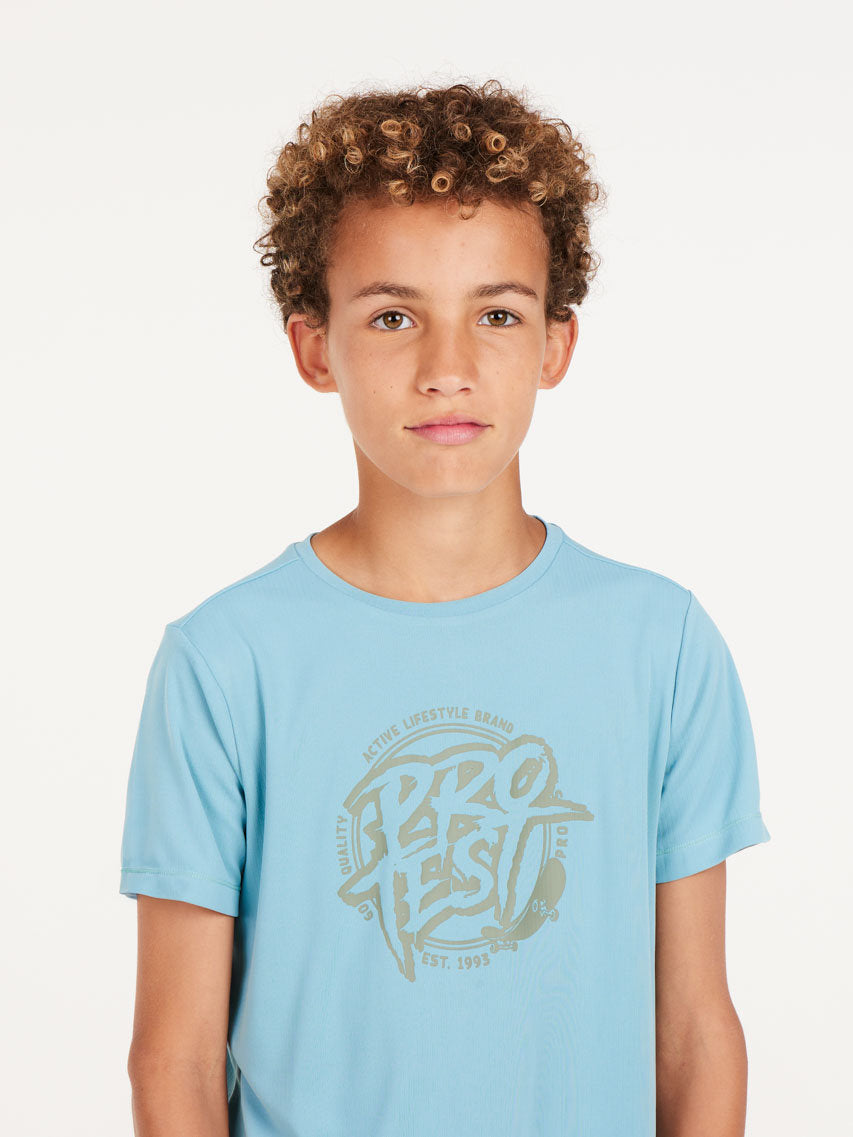PROTEST PRTISLAND JR rashguard sh | Tourmaline Blue