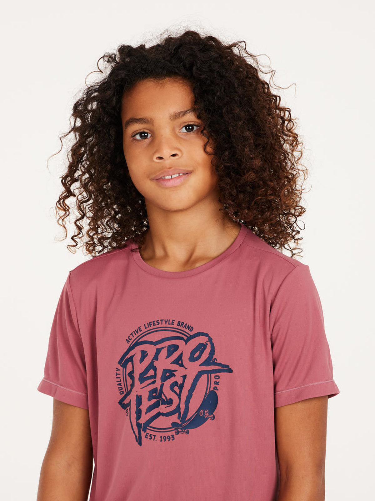 PROTEST PRTISLAND JR Rashguard Sh | Deco Pink