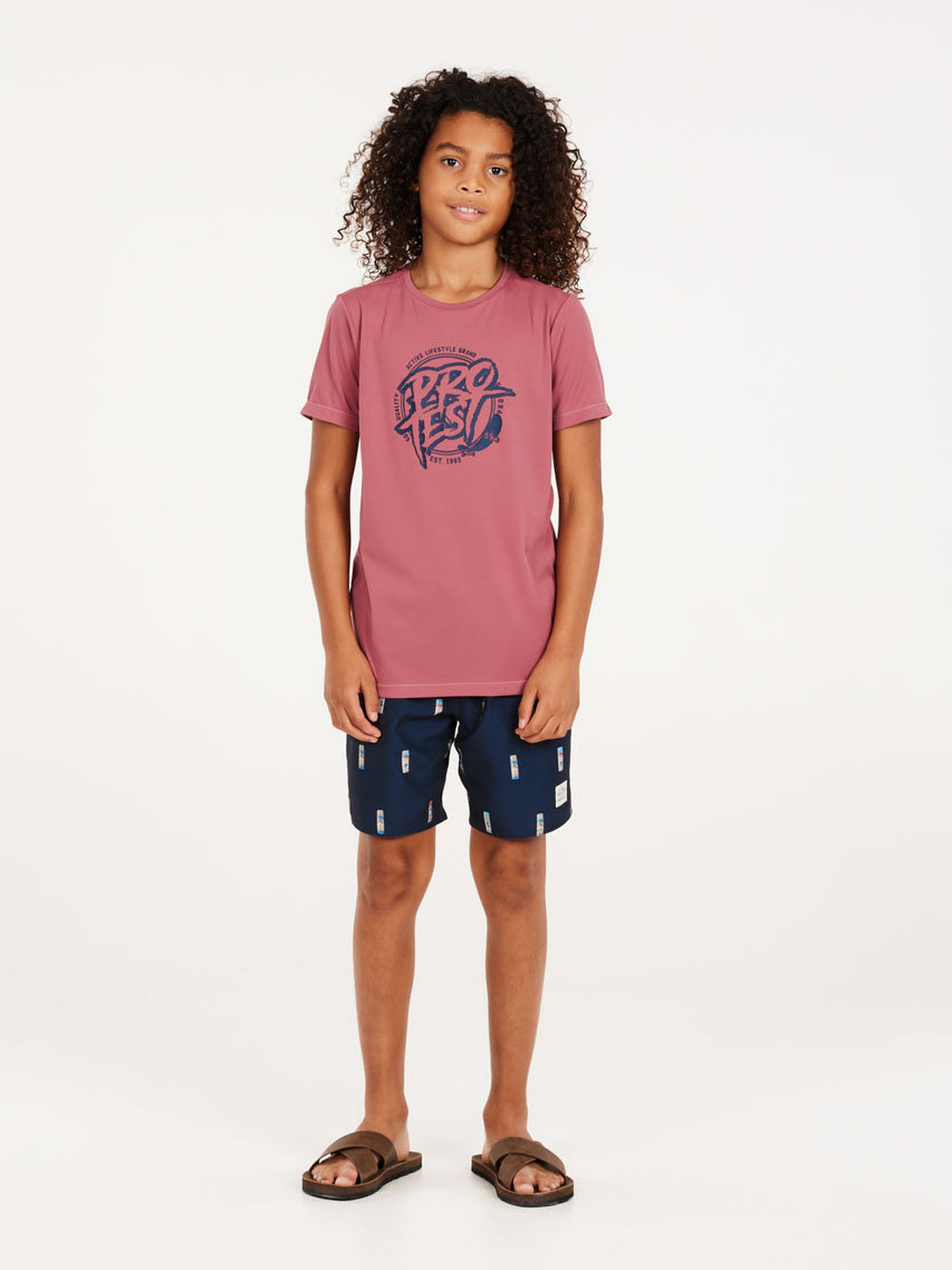 PROTEST PRTISLAND JR Rashguard Sh | Deco Pink