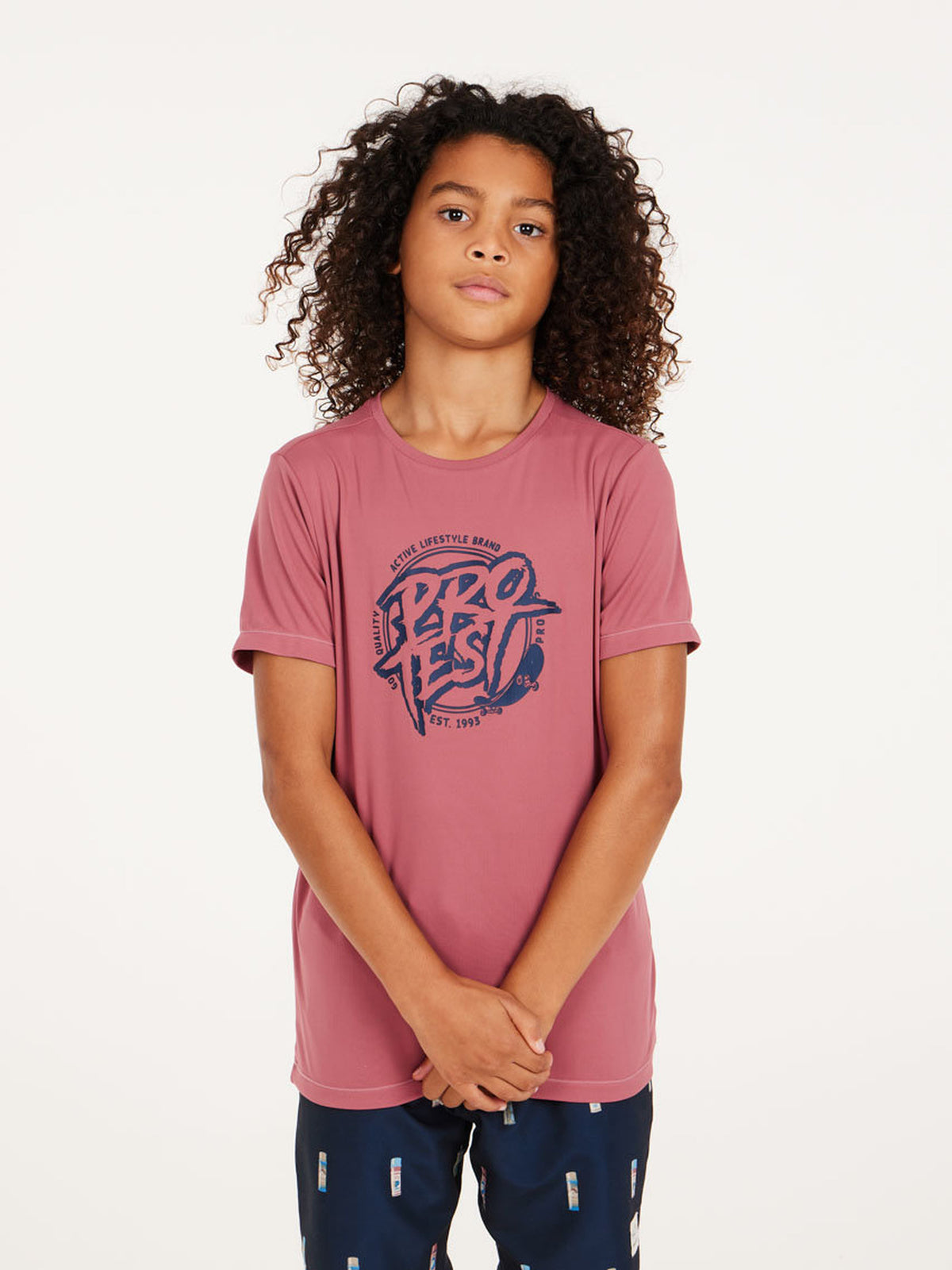 PROTEST PRTISLAND JR Rashguard Sh | Deco Pink