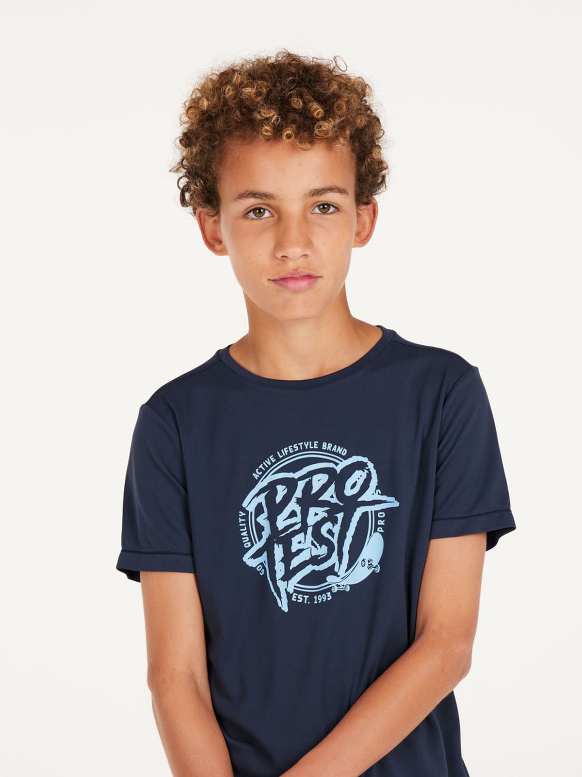 PROTEST PRTISLAND JR Rashguard Sh | Night Skyblue