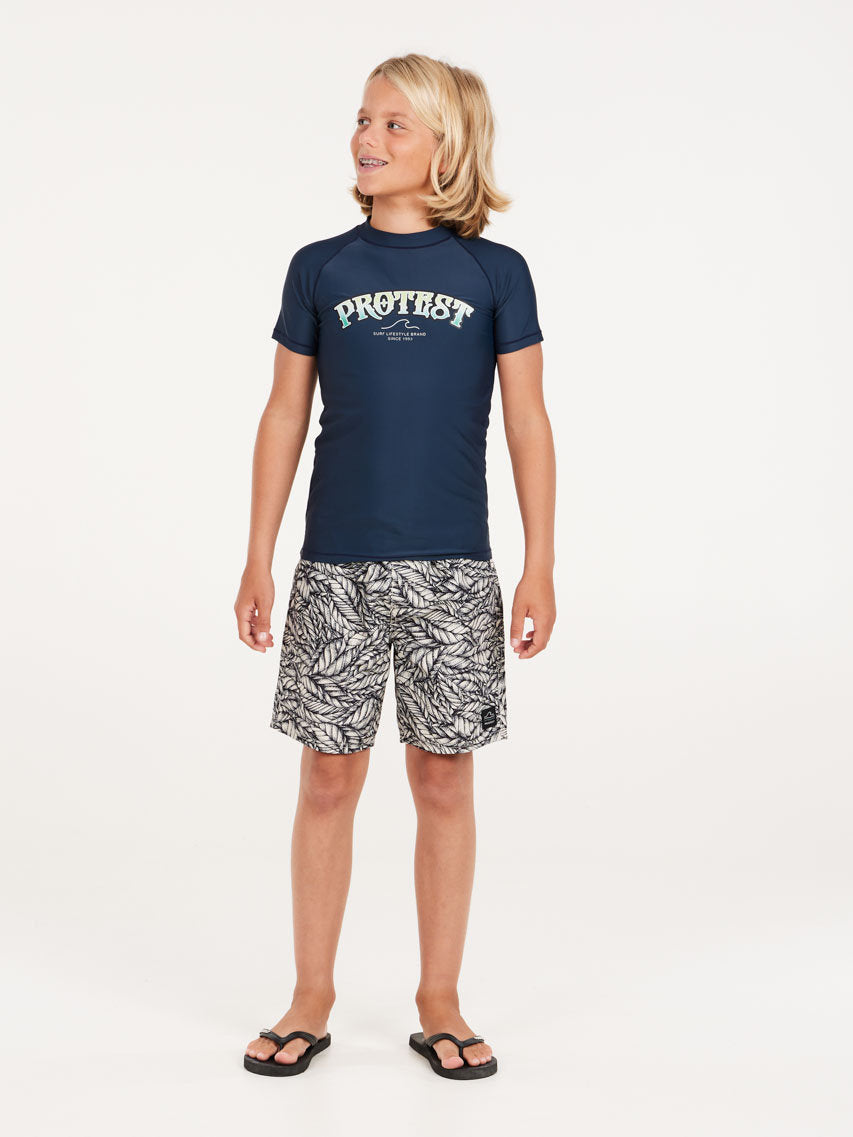 PROTEST PRTNIZZO JR rashguard sho | Night Skyblue
