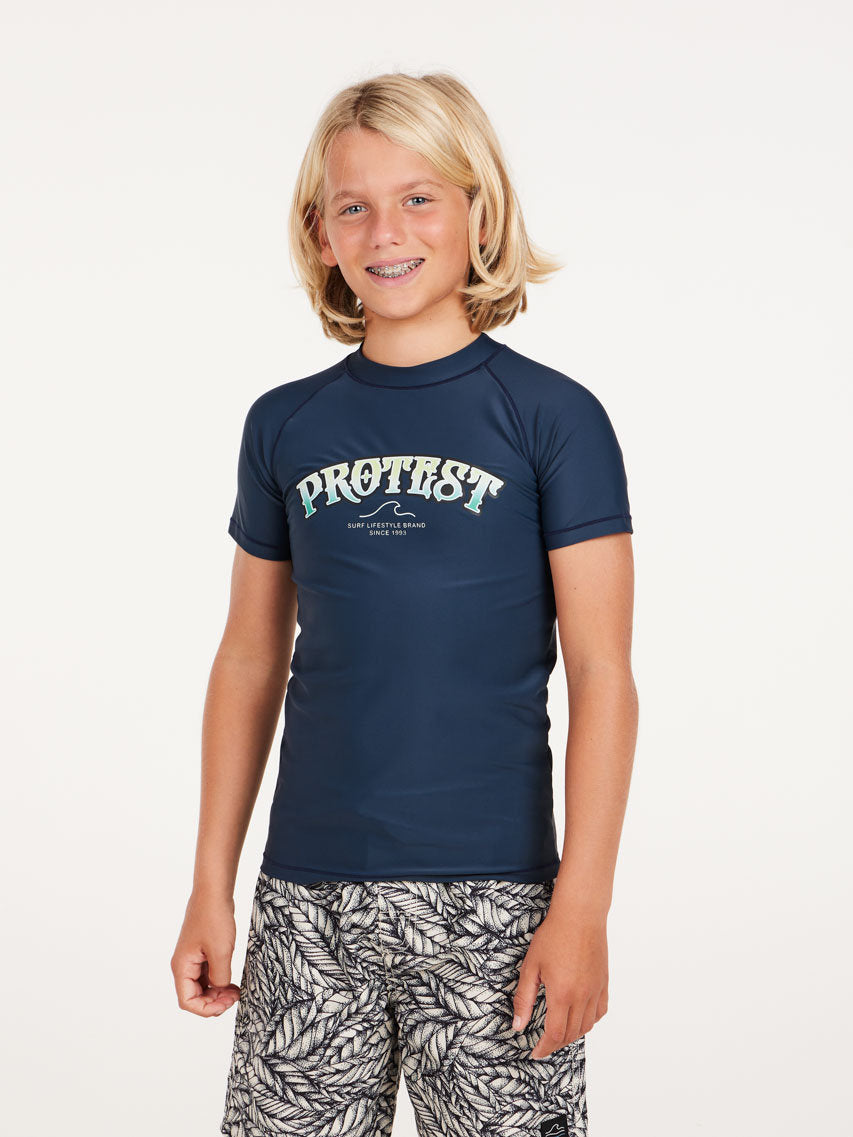PROTEST PRTNIZZO JR rashguard sho | Night Skyblue