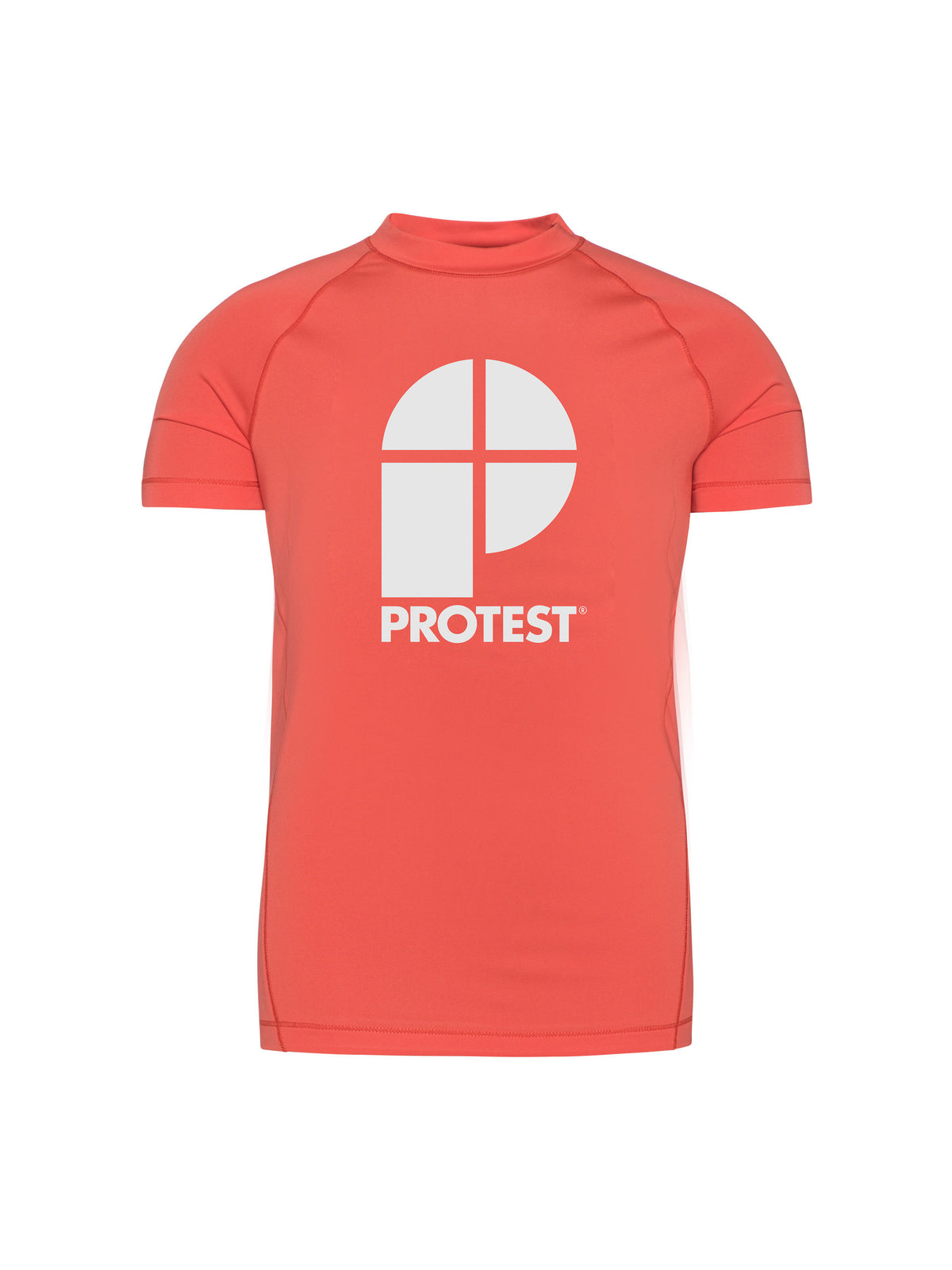 PROTEST PRTBERENT JR surf t-shirt | New Coral