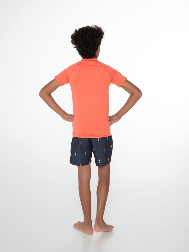 PROTEST PRTBERENT JR surf t-shirt | New Coral
