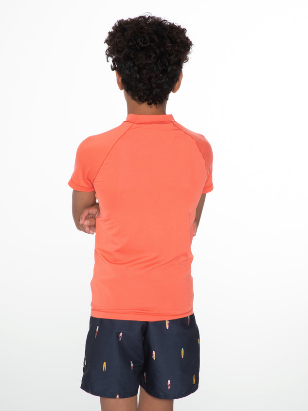 PROTEST PRTBERENT JR surf t-shirt | New Coral