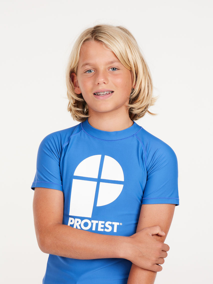 PROTEST PRTBERENT JR surf t-shirt | Gladio Blue