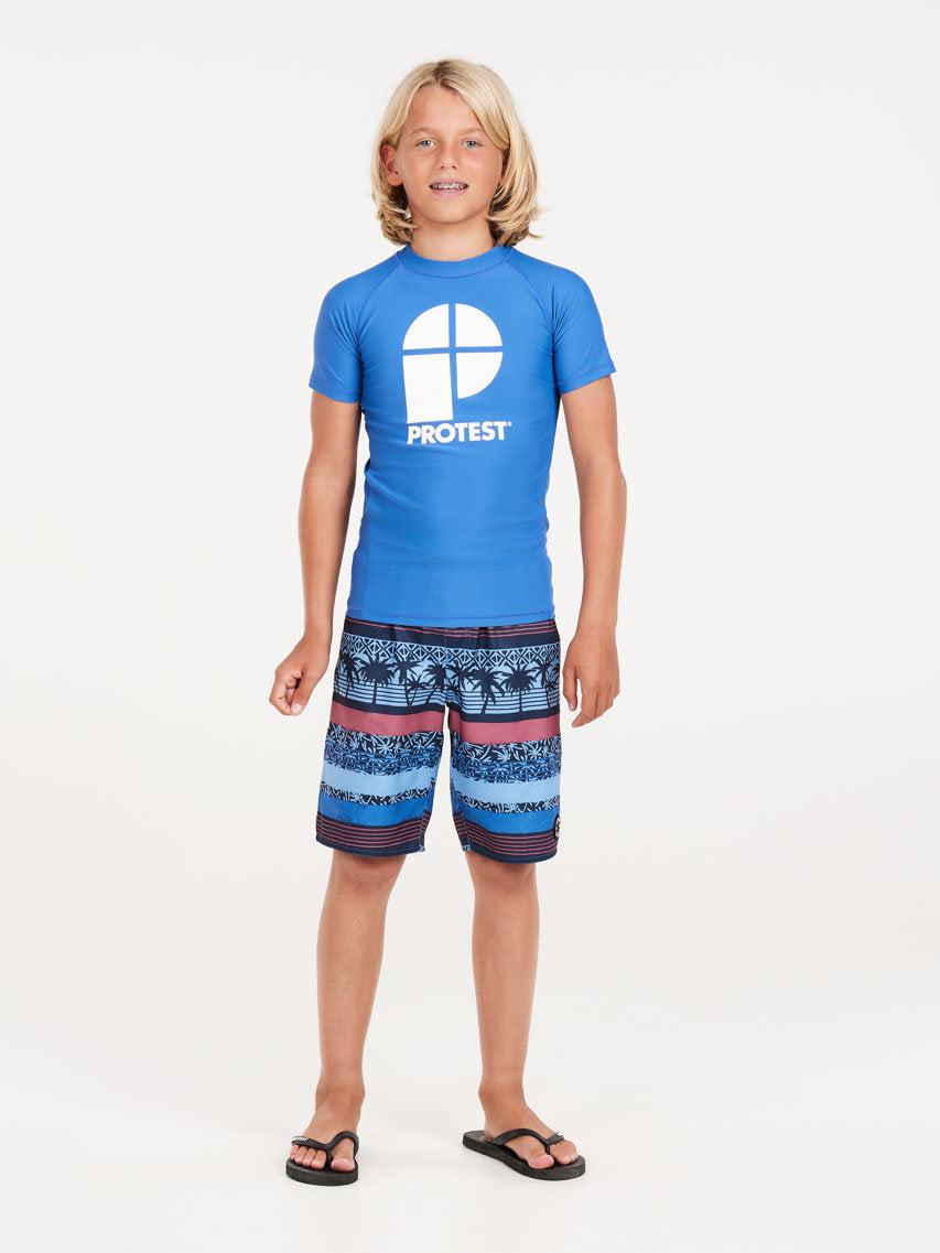 PROTEST PRTBERENT JR surf t-shirt | Gladio Blue