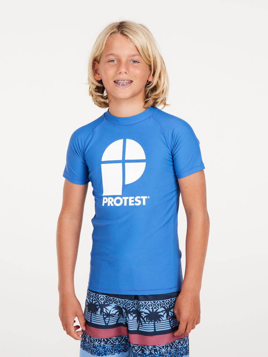 PROTEST PRTBERENT JR surf t-shirt | Gladio Blue