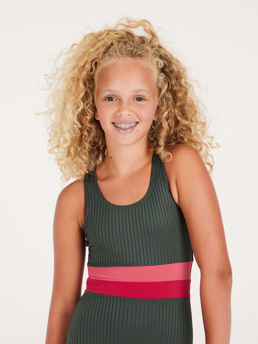 PROTEST PRTSAFA JR swimsuit | Huntergreen