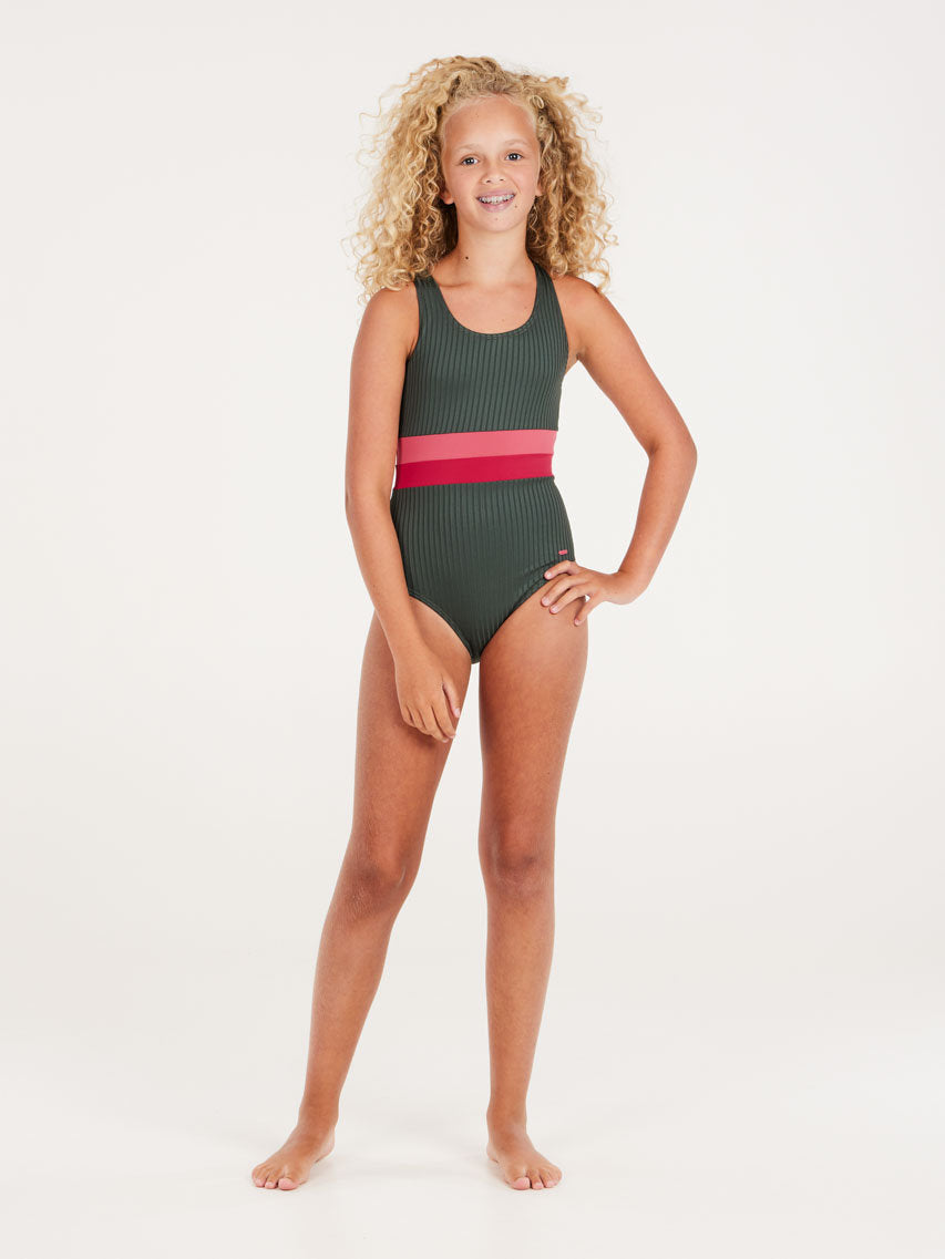 PROTEST PRTSAFA JR swimsuit | Huntergreen