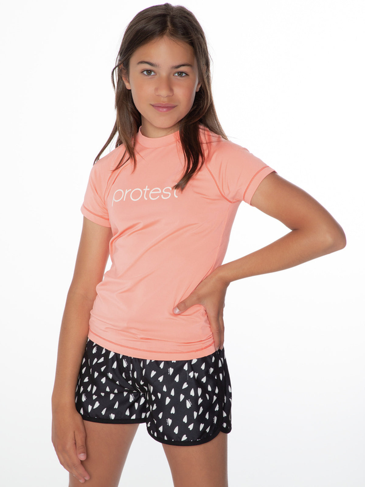 PROTEST PRTSENNA JR rashguard sho | Duskcoral