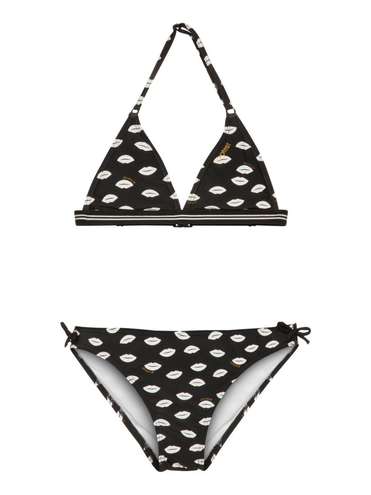 PROTEST FLORES JR Triangle Bikini | True Black