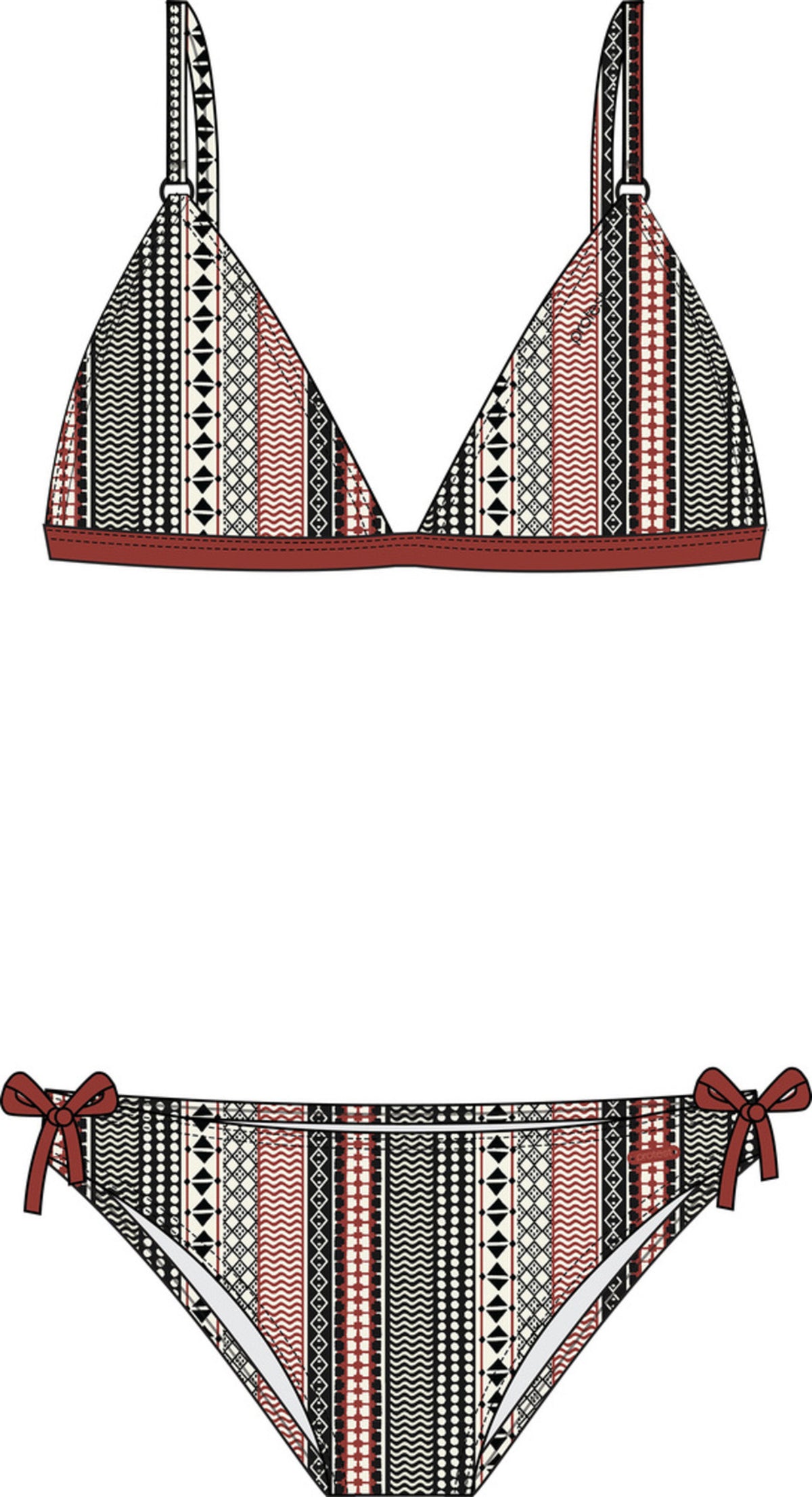 PROTEST ANNE JR triangle bikini | True Black