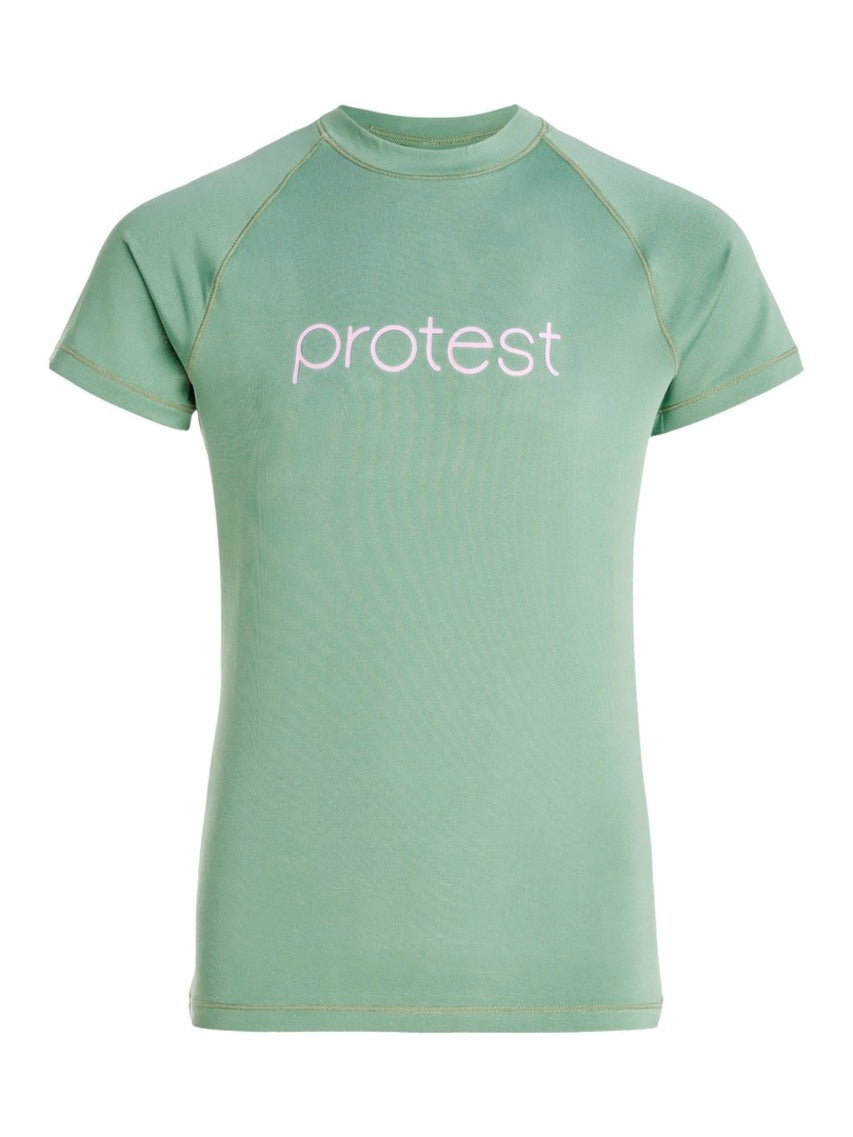 PROTEST PRTSENNA JR Surf T-Shirt | Green Baygreen