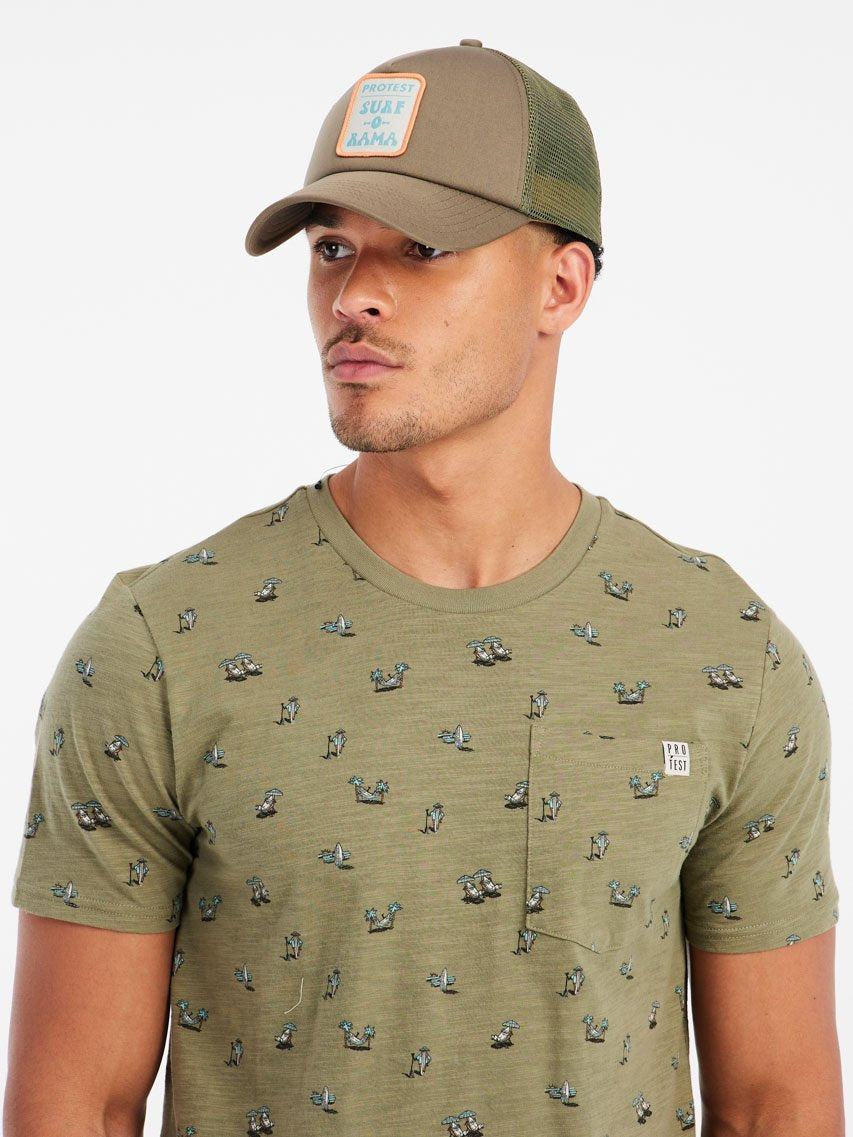 PROTEST PRTCrab Caps & Hats | Artichoke green