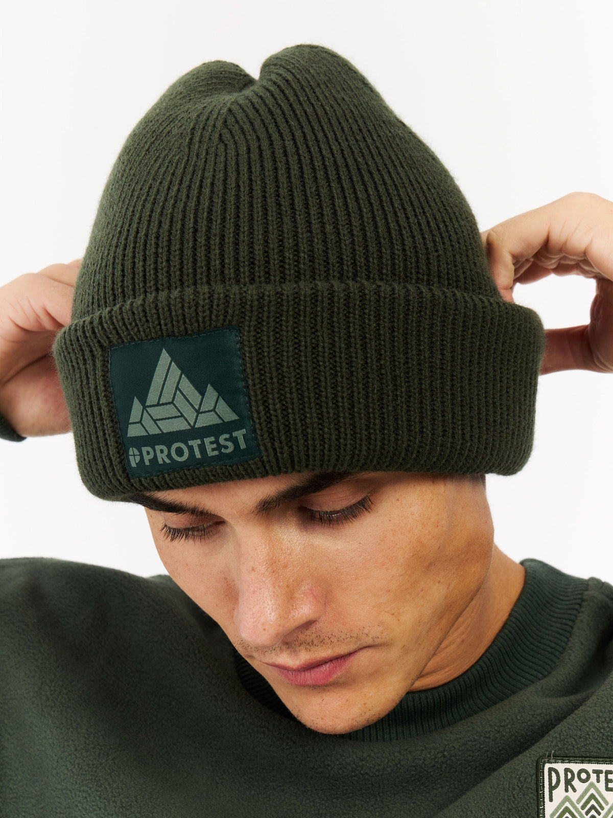 PROTEST PRTScale Beanies | Kale green