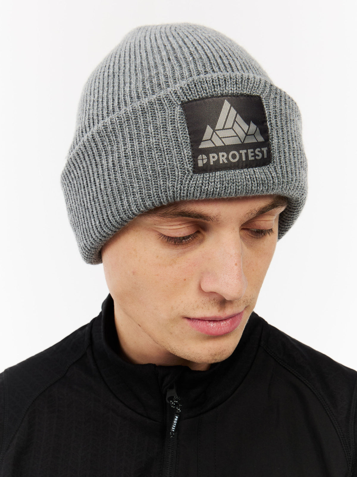 PROTEST PRTScale Beanies | Dark Grey Melee