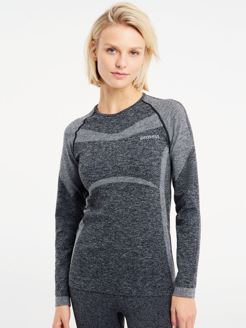 PROTEST PRTKOMBU Thermo Top | Dark Grey Melee