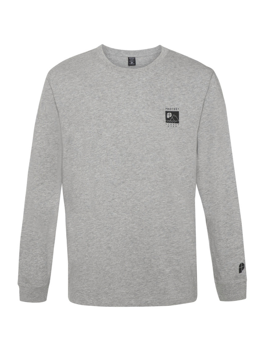 PROTEST SHELBY Longsleeve T-Shirt | Dark Grey Melee