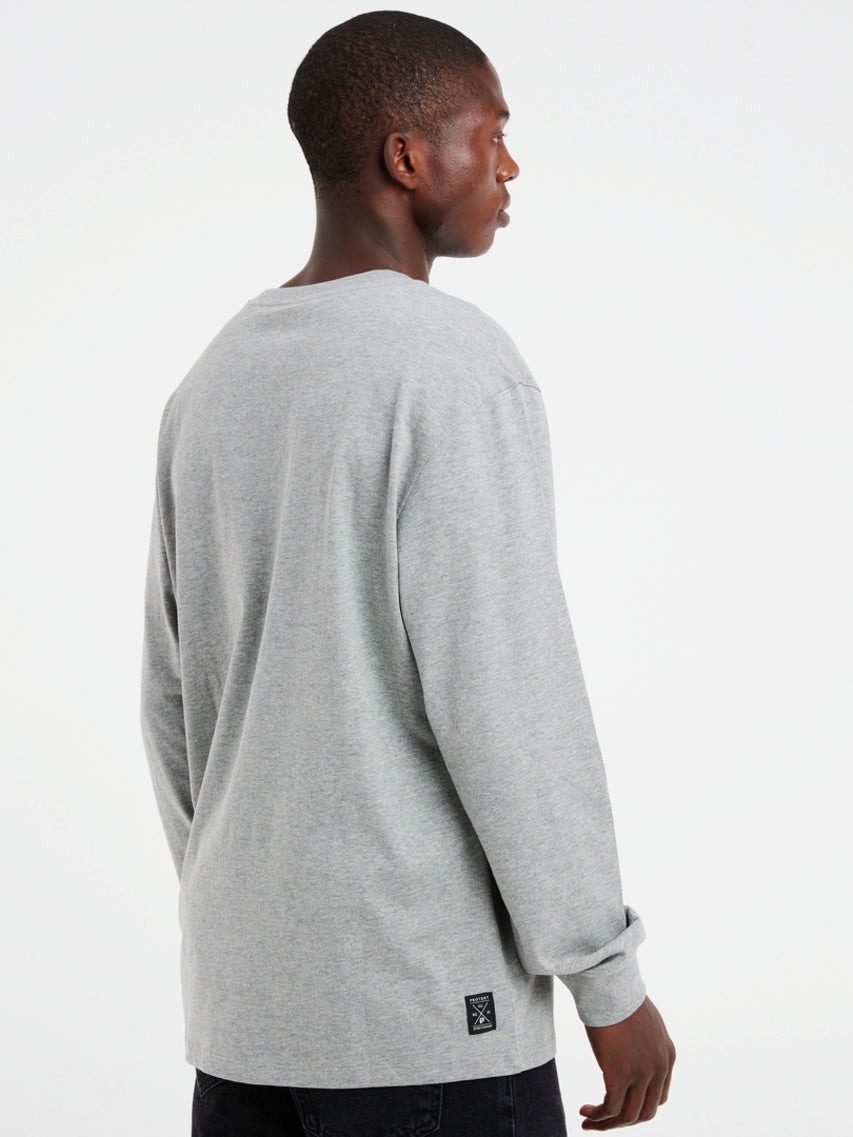 PROTEST SHELBY Longsleeve T-Shirt | Dark Grey Melee