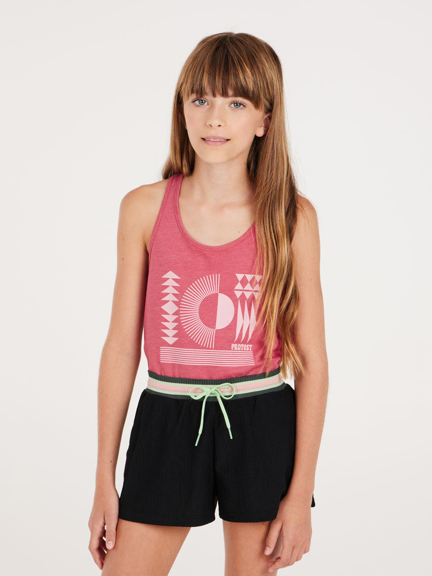 PROTEST PRTFAMOUS JR Singlet | Smooth Pink