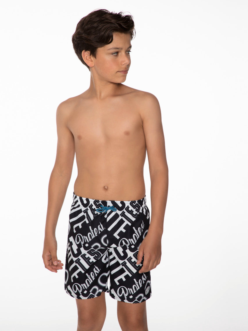 PROTEST TAZ JR Beachshort | True Black