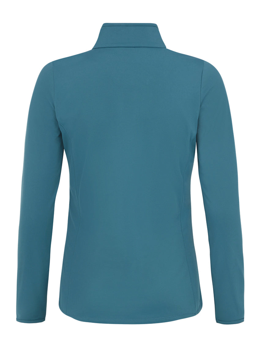 PROTEST FABRIZ 1/4 Zip Top | Jewel Blue