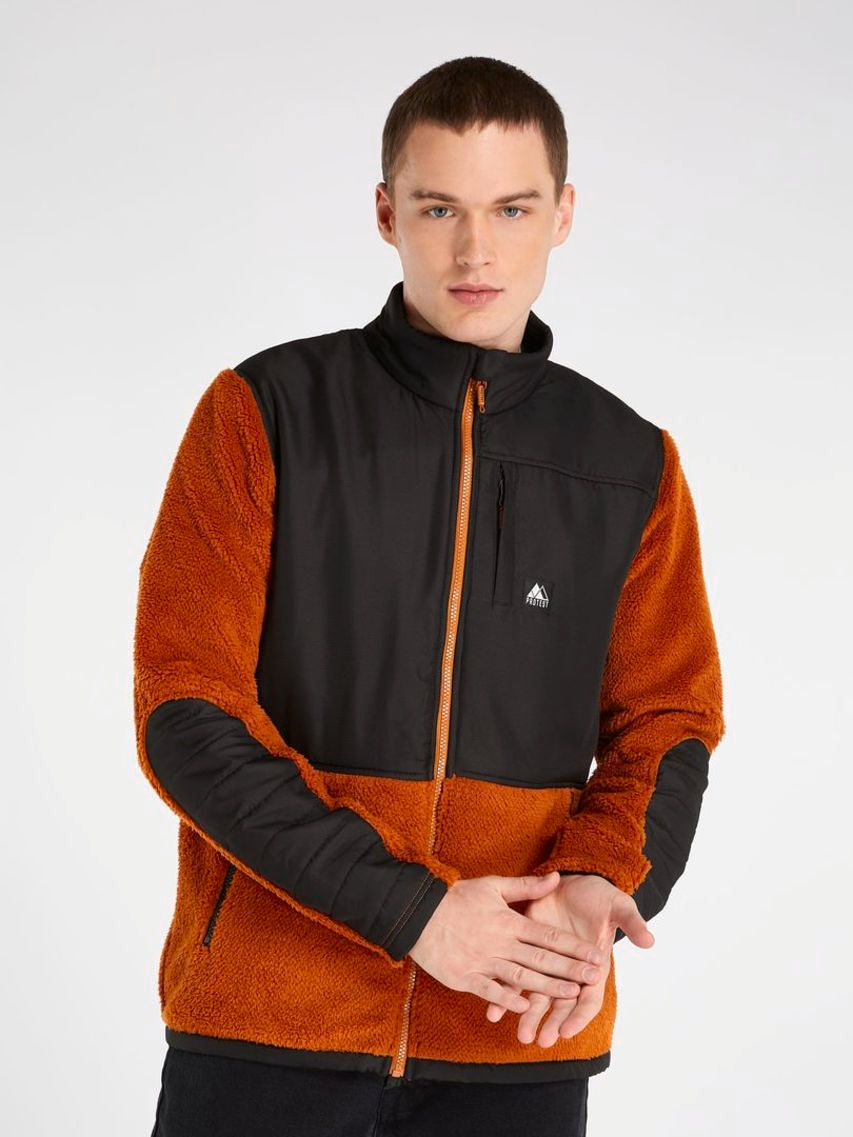 PROTEST PRTMANITOBA Full Zip Top | Umberorange