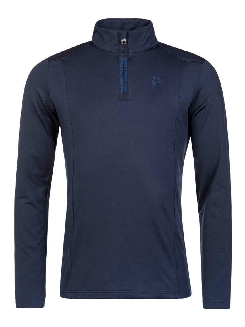 PROTEST WILLOWY 1/4 Zip Top | Ground Blue