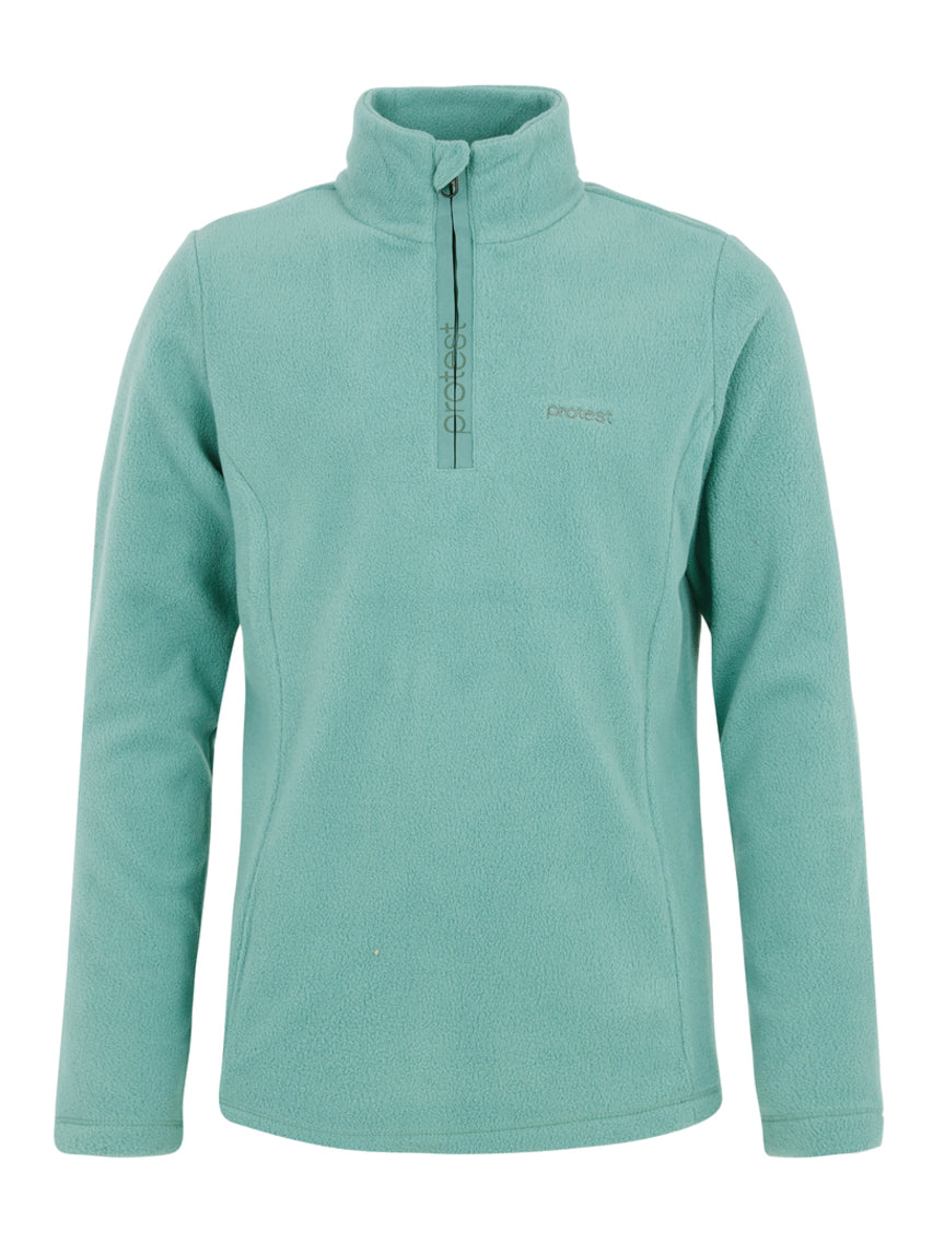 PROTEST MUTEY JR 1/4 Zip Top | Crocodile Green