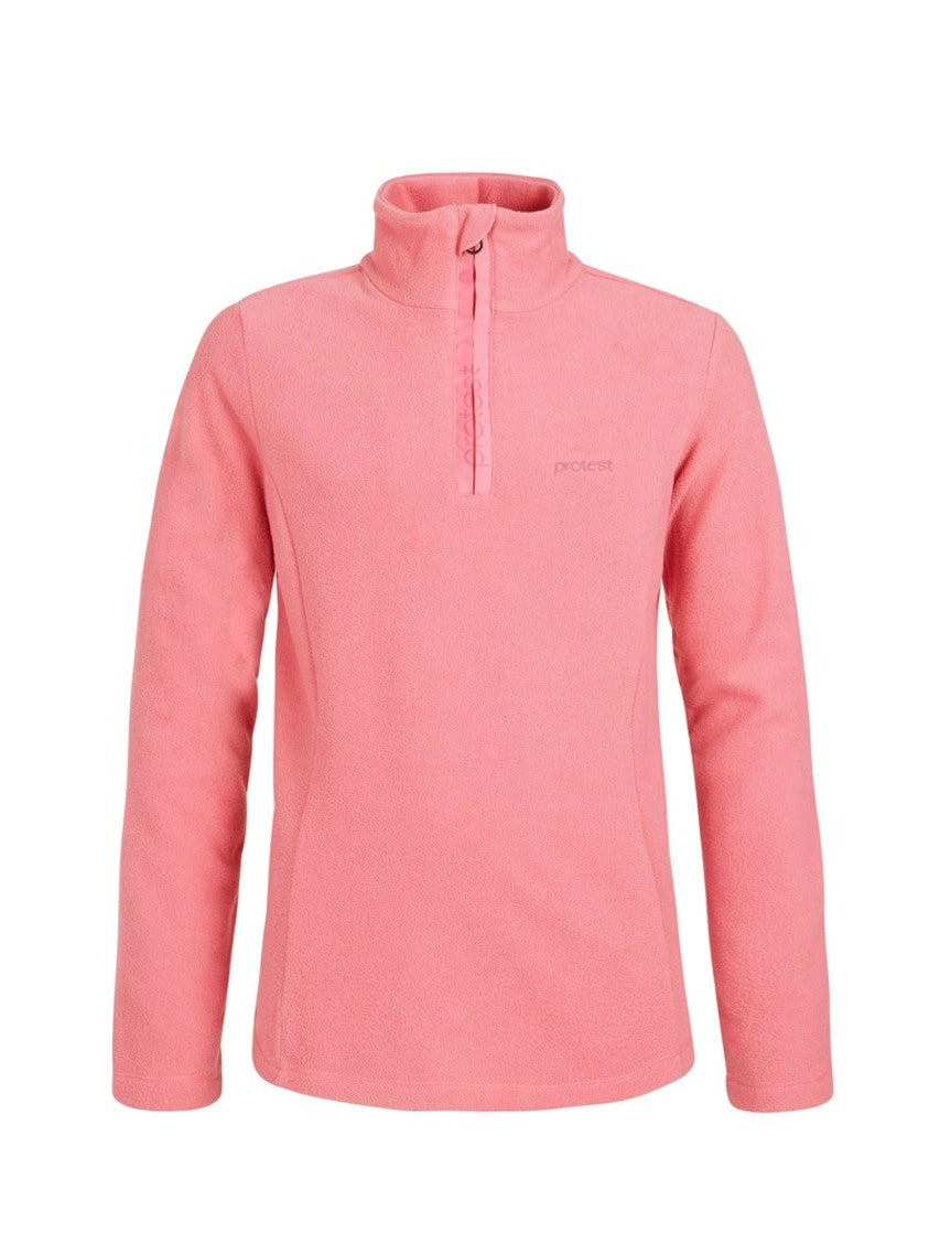 PROTEST MUTEY JR 1/4 Zip Top | Confettipink