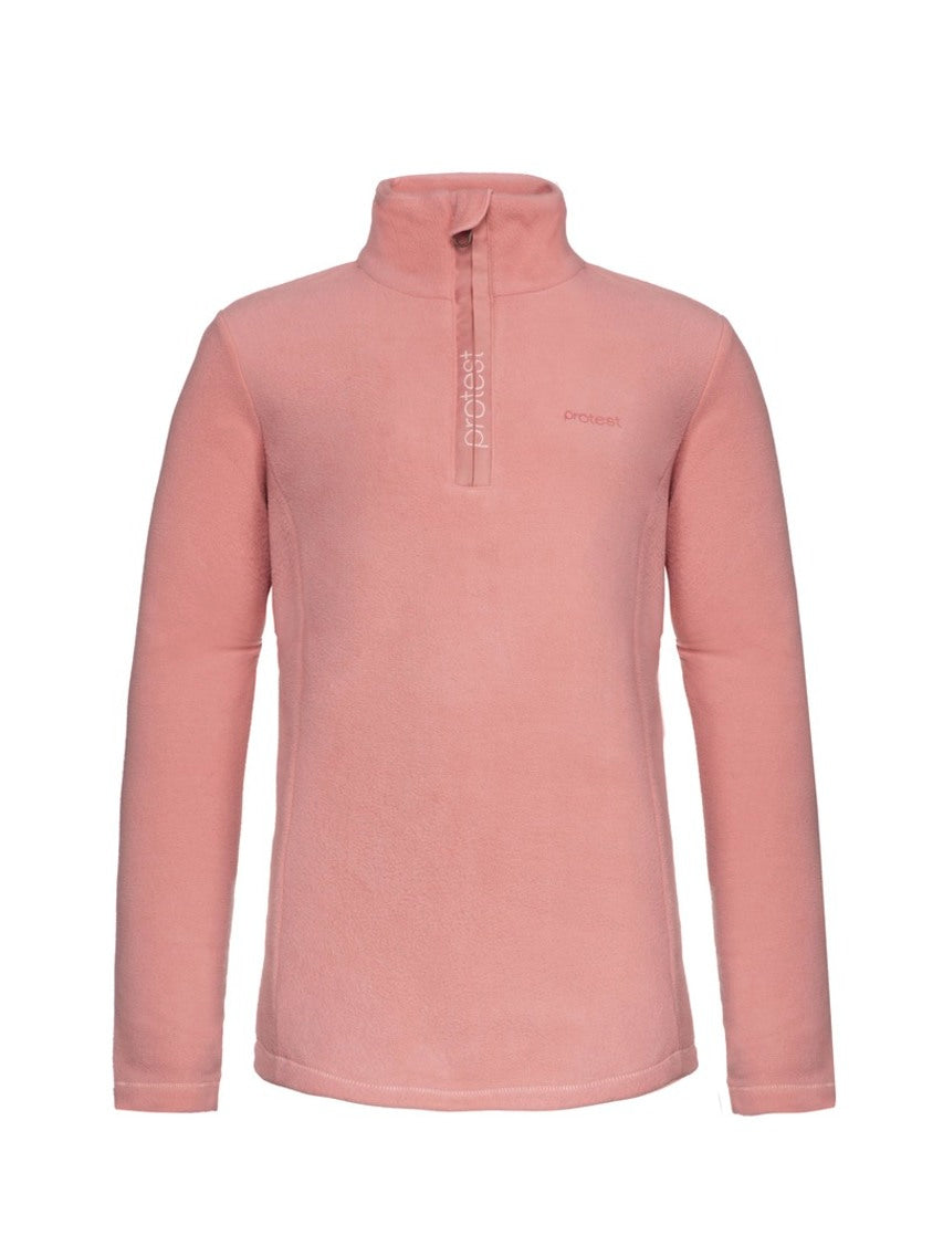 PROTEST MUTEY JR 1/4 Zip Top | Think Pink