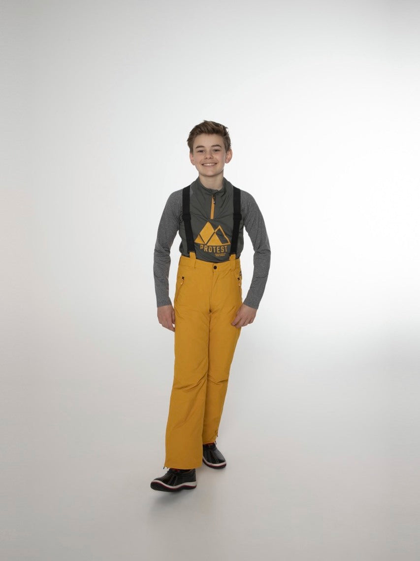 PROTEST SPIKET JR Snowpants | Dark Yellow