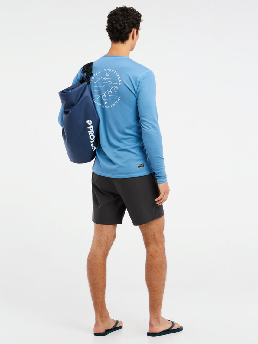 PROTEST PRTLOOMA Rashguard Long S | River Blue