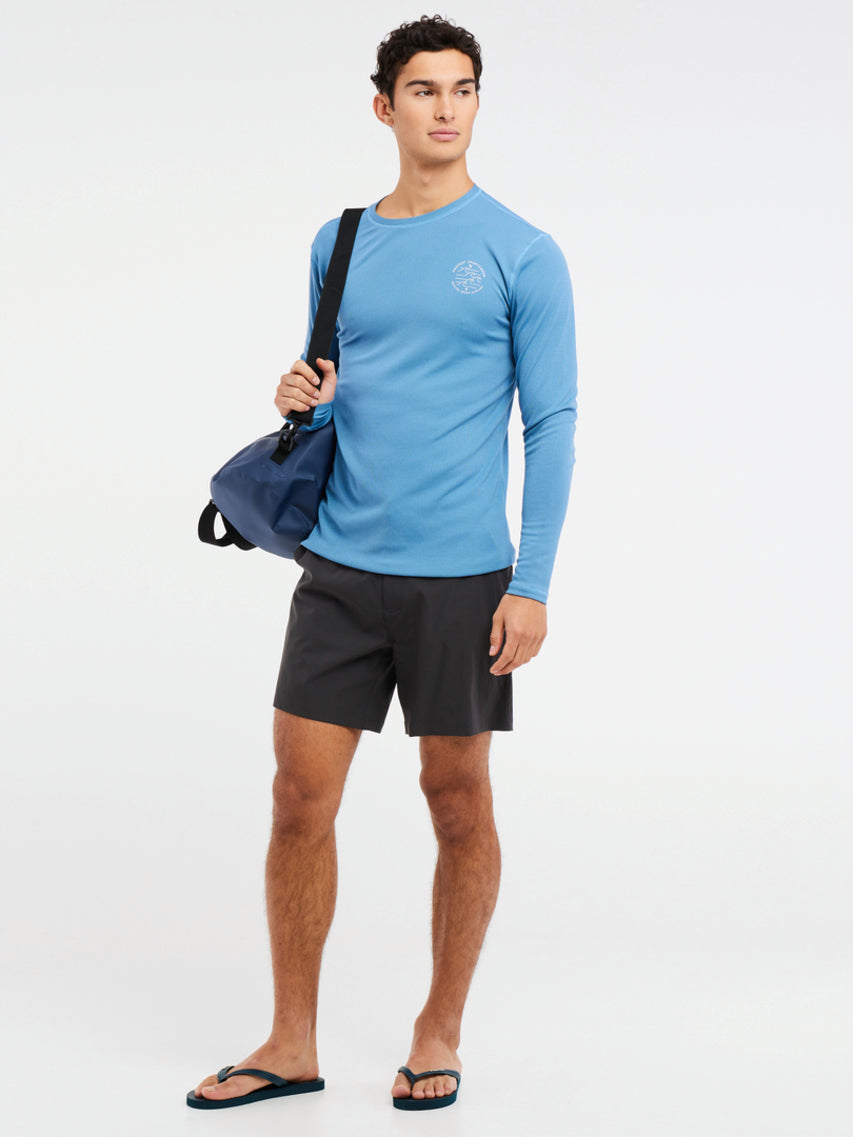 PROTEST PRTLOOMA Rashguard Long S | River Blue